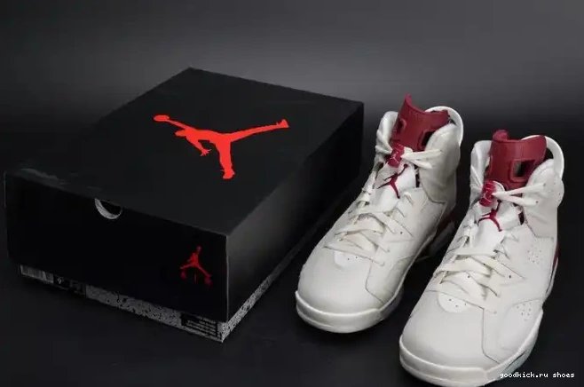 Jordan 384664-116 white Air 6 Maroon Retro 0529